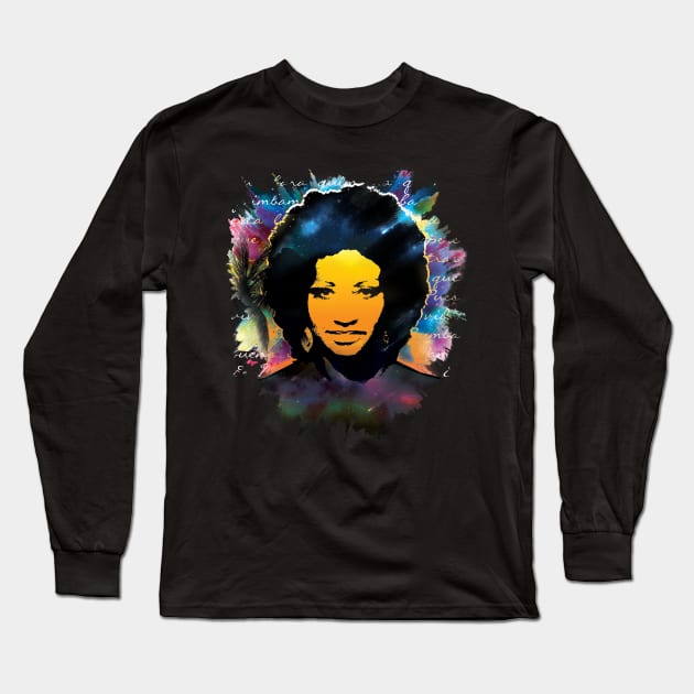 Celia Cruz Shirt Long Sleeve T-Shirt by TheLaundryLady